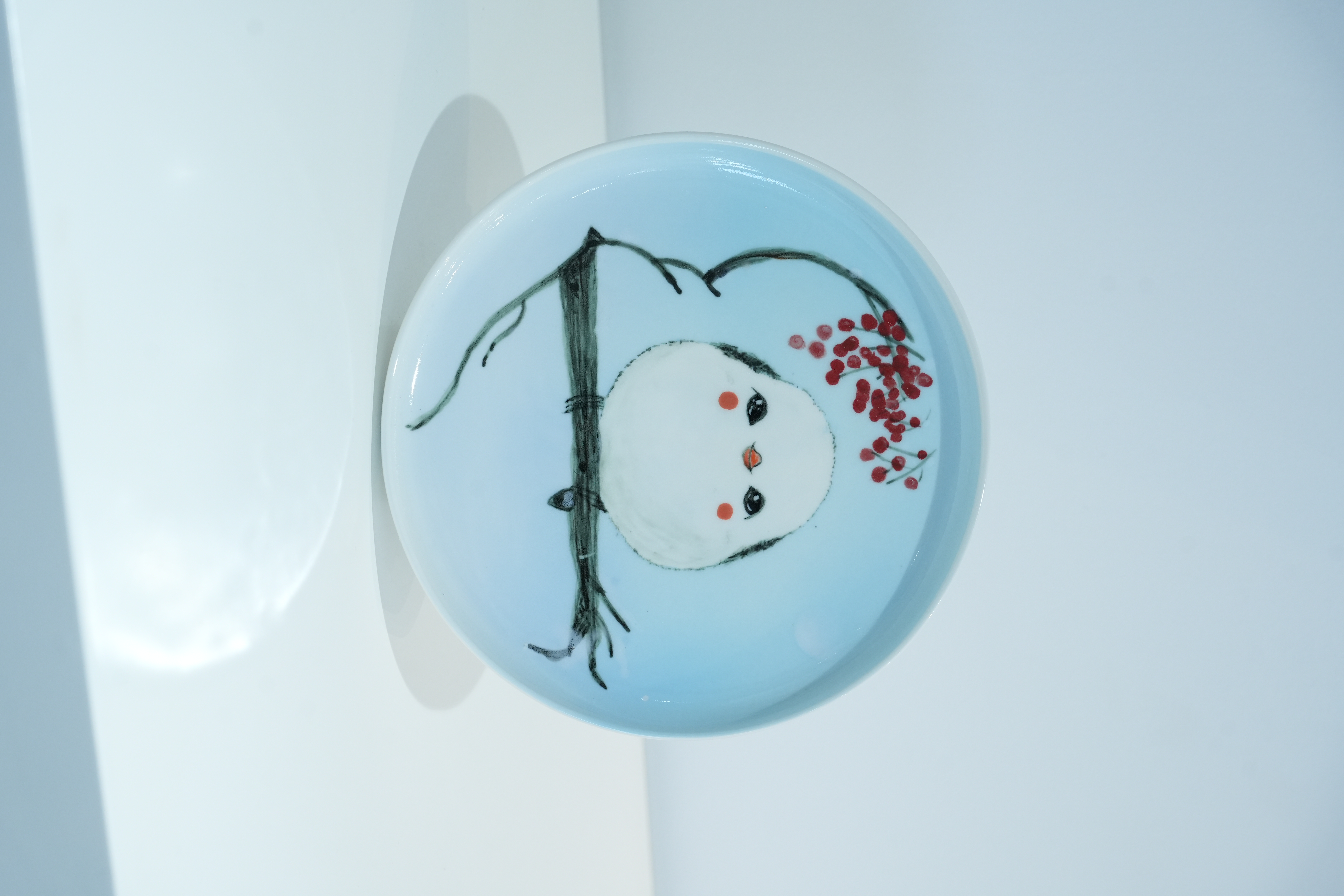 Bird ceramic plate